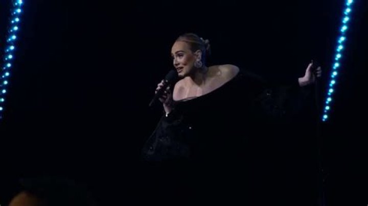 Adele singing happy birthday.