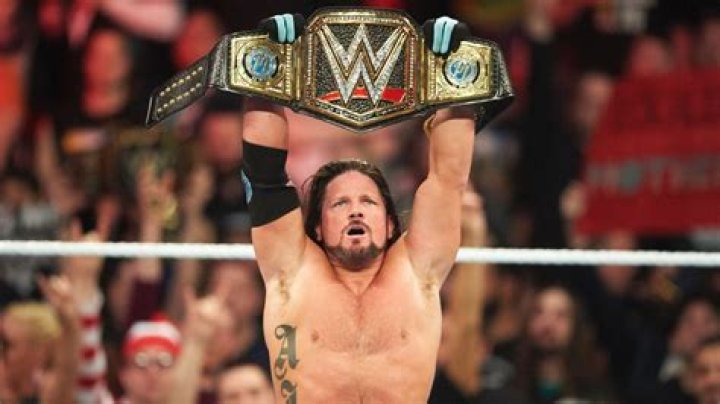 AJ Styles WWE Championships