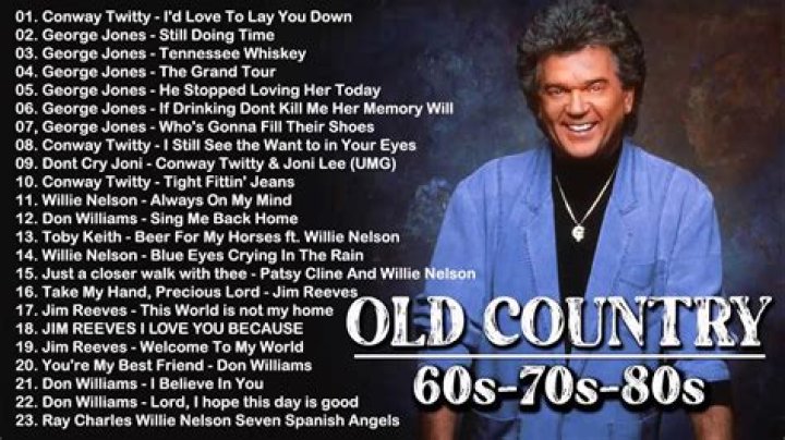 Alan Jackson, Conway Twitty, George Jones, Don Williams, Jim Reeves Greatest Hits Full Album HQ - 70s 80s country hits