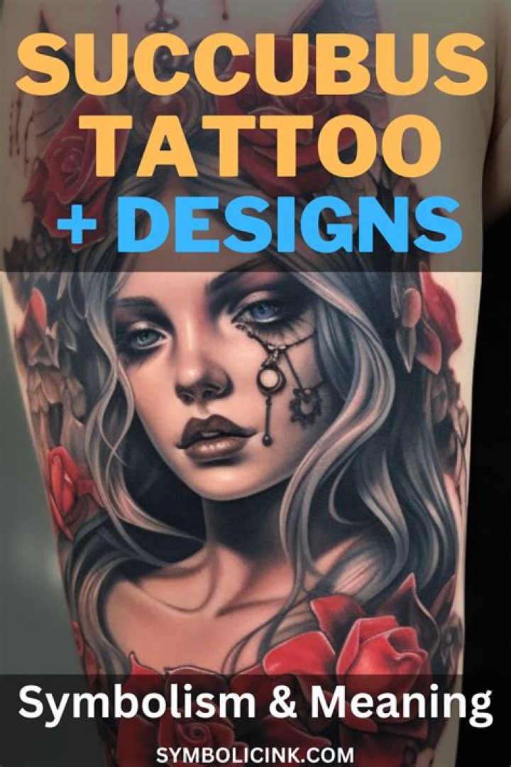 Alluring succubus tattoo