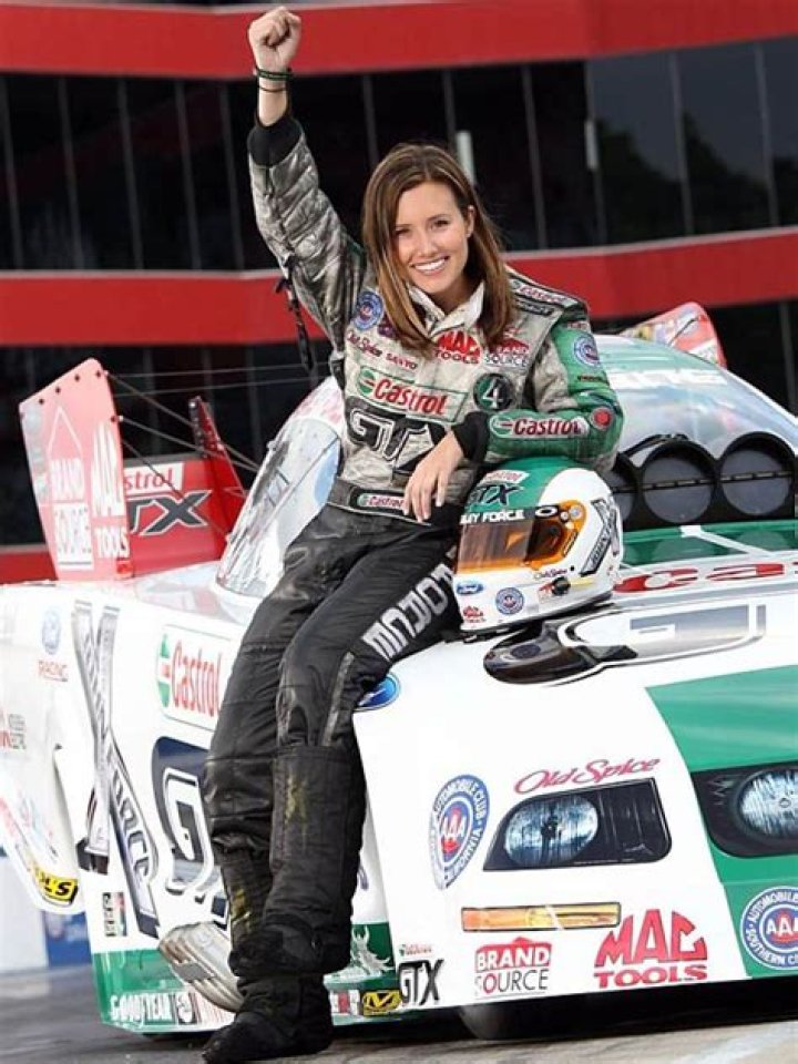 ashley force hood race car driver