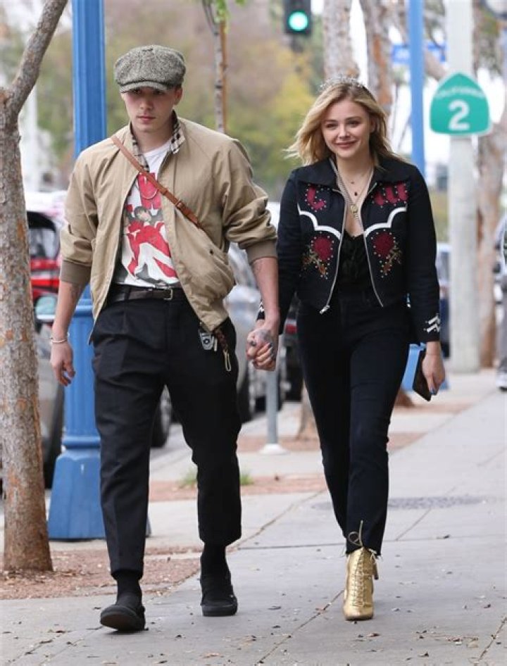 Brooklyn Beckham and Chloe Grace Moretz Skating