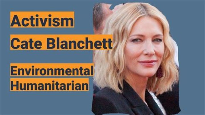 Cate Blanchett activism Cate Blanchett activism