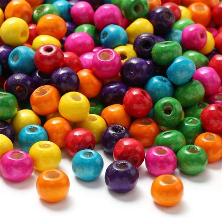 Coloured beads Coloured beads