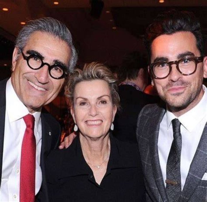 Deborah Divine with son Dan Levy