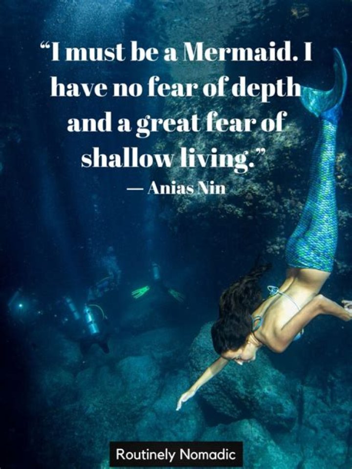 Deep mermaid quotes
