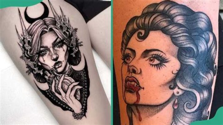 Fantasy succubus tattoo
