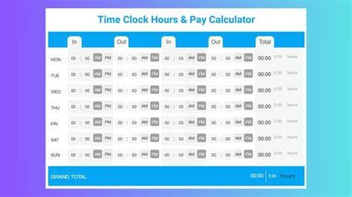 hours calculator