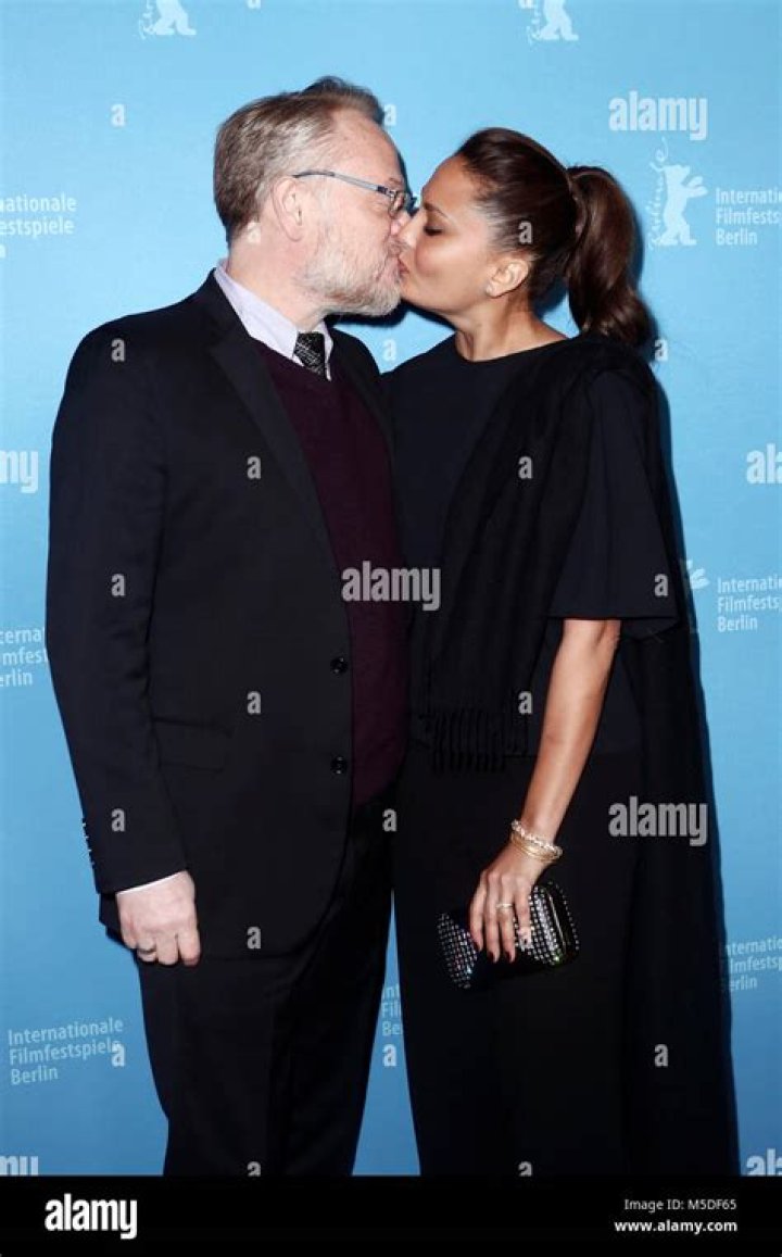Jared Harris and Allegra Riggio during their wedding