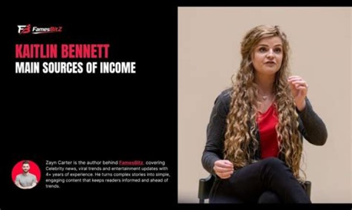 kaitlin bennett income sources