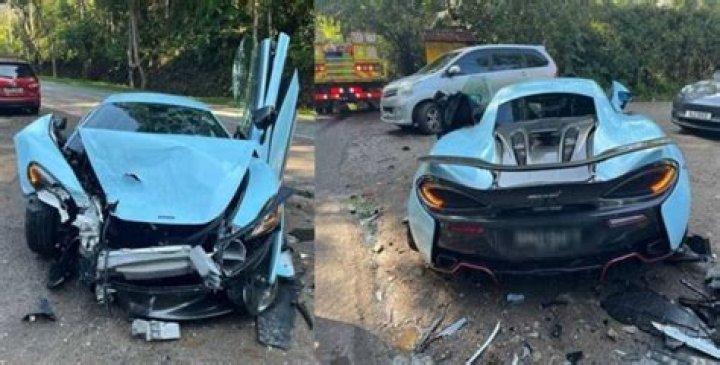 Marcus Luah McLaren Accident