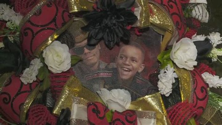 Mason Gaines with his friends