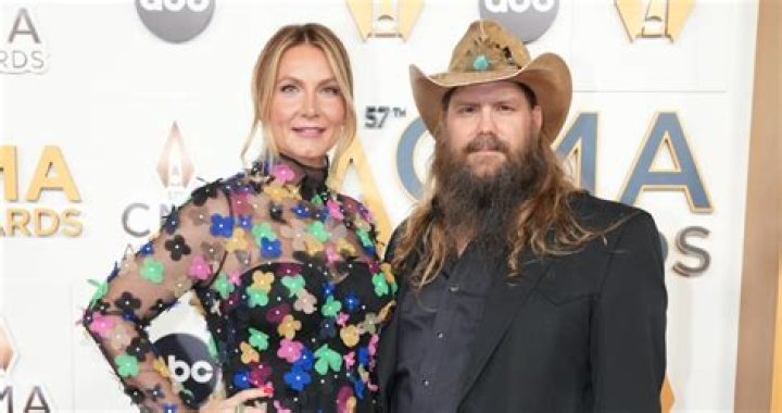 Morgane and Chris Stapleton at the 2022 CMAs.