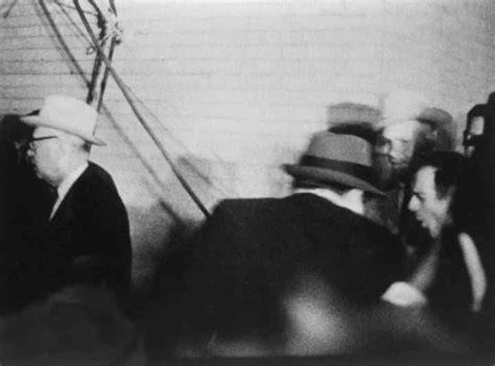 Photograph, Jack Ruby's mugshot when he killed Lee Harvey Oswald.