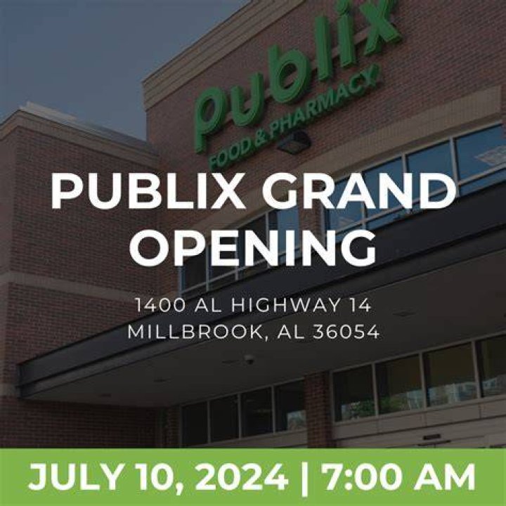 publix store opening events