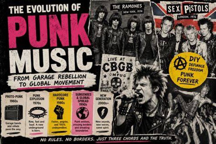 Punk Music Evolution - punk music subgenre crossword