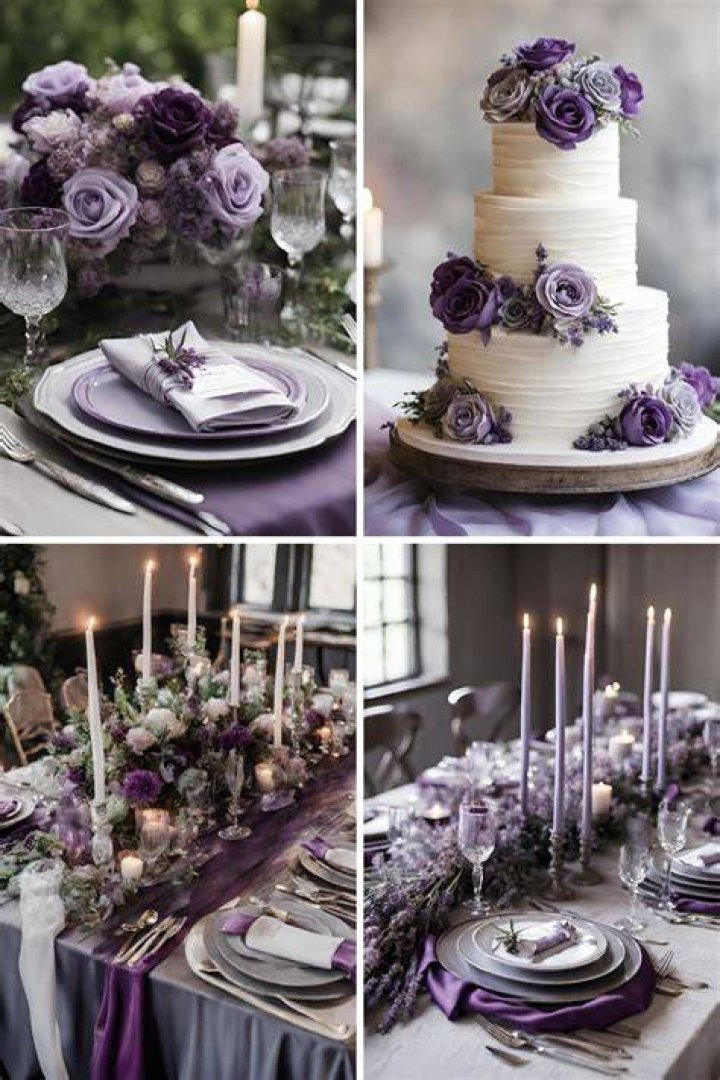 purple and gray wedding theme purple and gray wedding theme