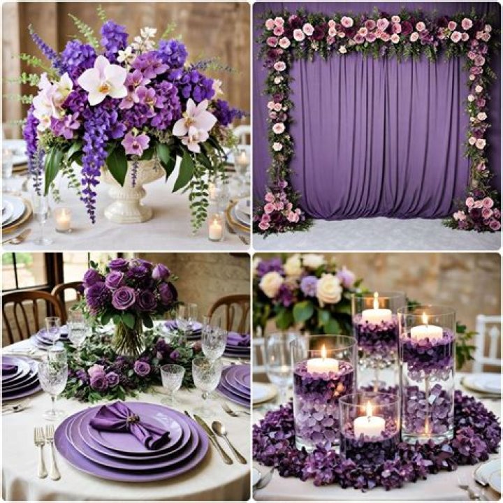 Purple wedding theme Ideas Purple wedding theme Ideas
