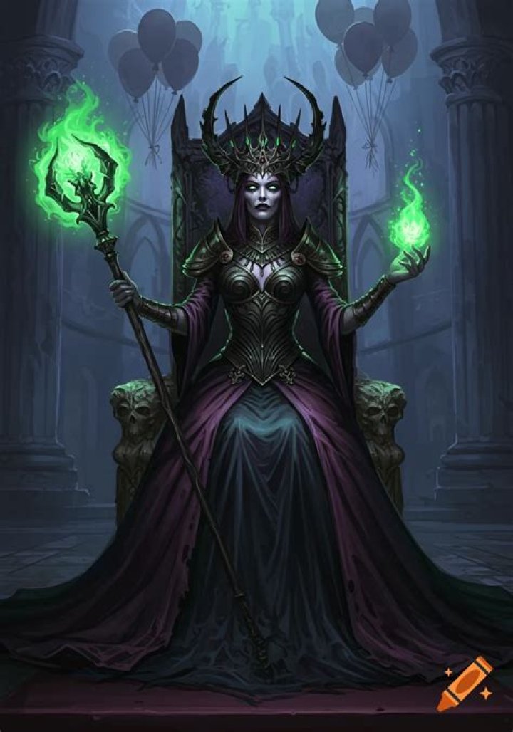 Queen (L), warrior(C), and horned succubus (R) tattoos