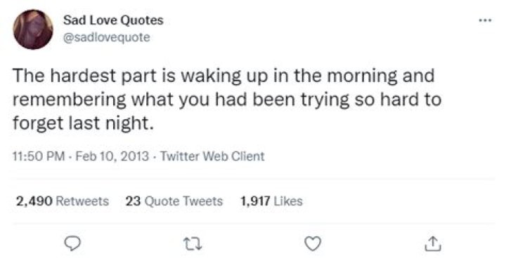 Sad tweets about love Sad tweets about love