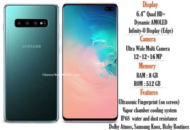 samsung s10 plus specs samsung s10 plus specs