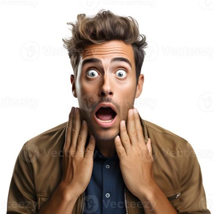 Shocked man Shocked man