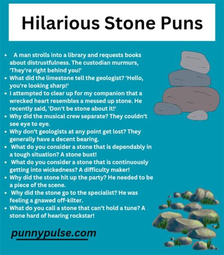 Stone puns Stone puns