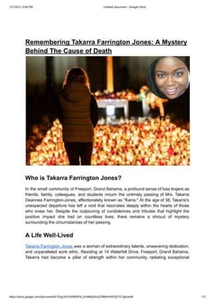 Takarra Farrington Jones
