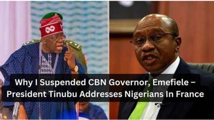 Tinubu, Emefiele Tinubu, Emefiele