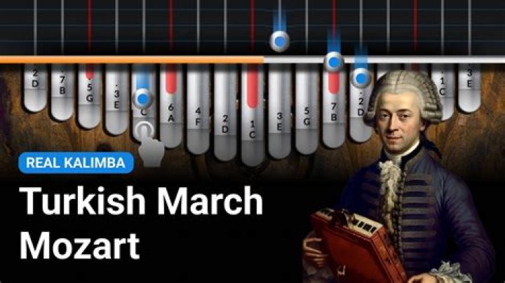 Turkish March (Mozart) - Kalimba Cover with Tabs in Description - classical music kalimba tabs