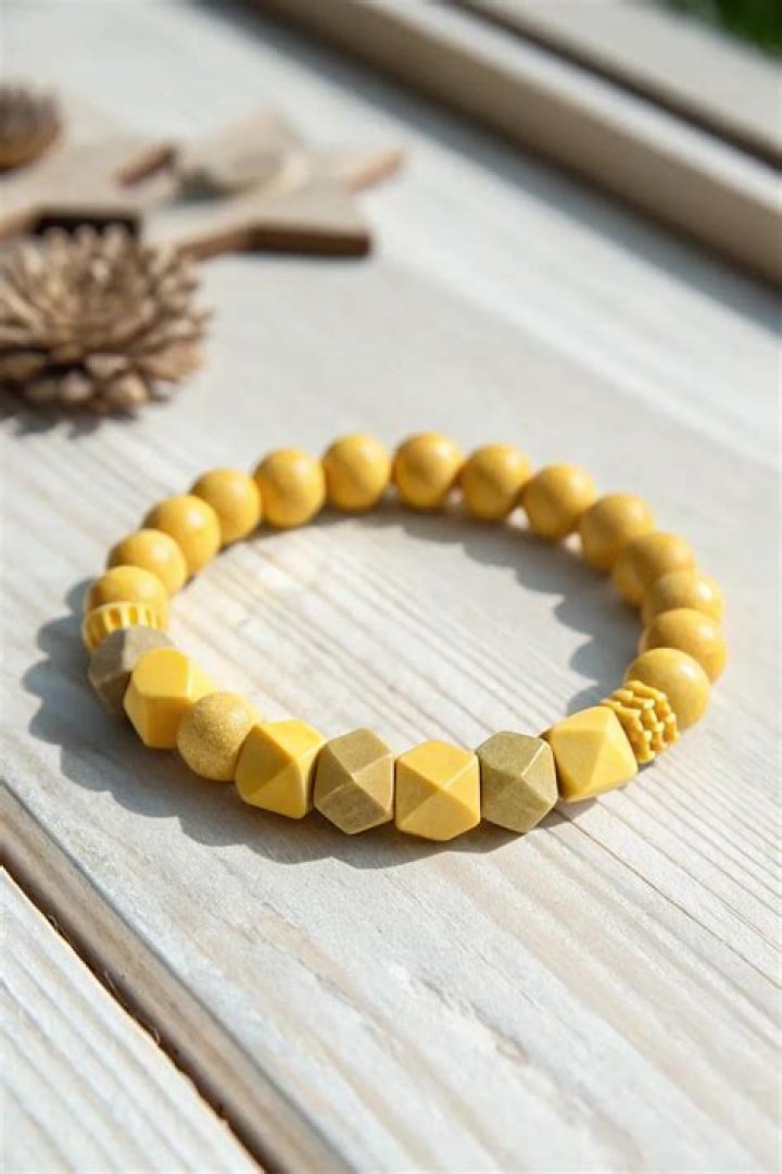 Yellow bead style Yellow bead style