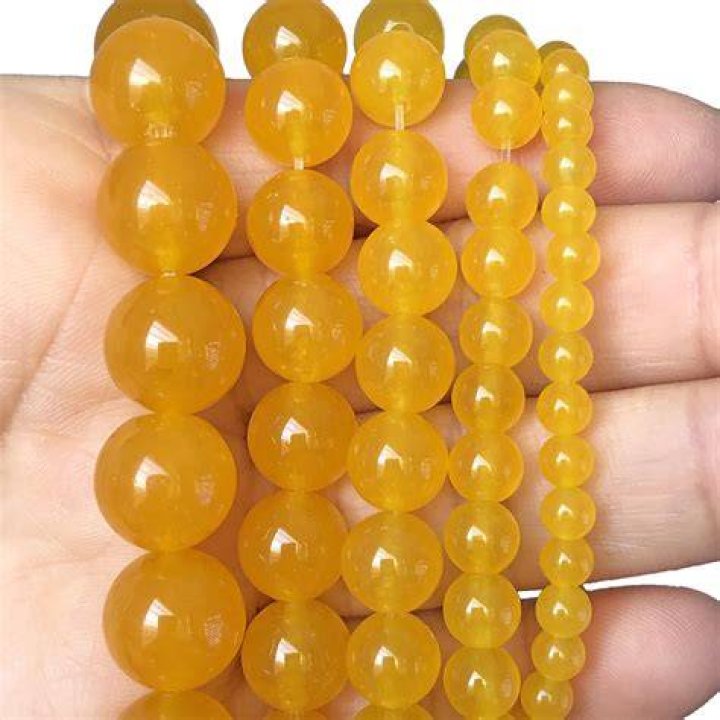 Yellow beads Yellow beads