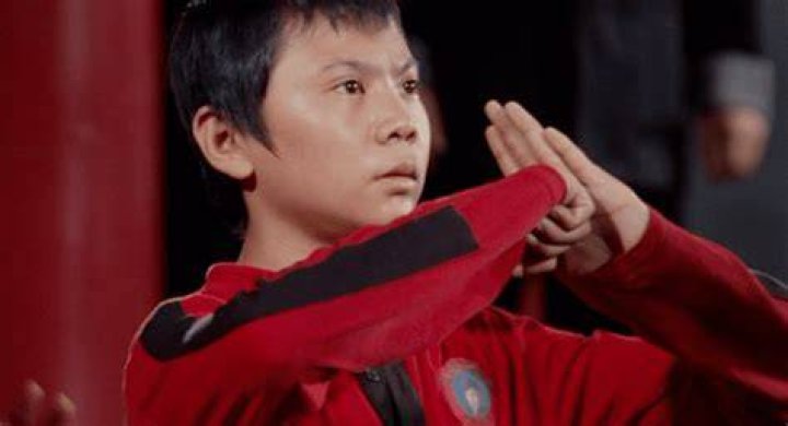 Young Zhenwei Wang in wushu competition