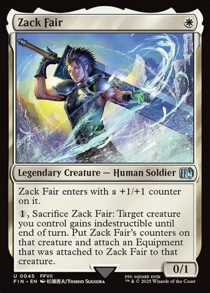 Zack performing a Limit Break
